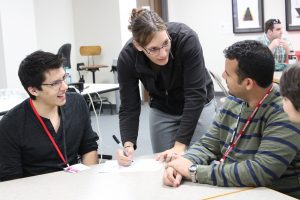 Cheri Barta and CHOPs students