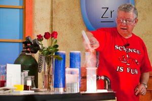 Bassam Shakhashiri at Science is Fun Demonstration